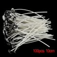 thumbnail image 3 of 100Pcs Five Sizes 8/10/12/15/20 cm Candle Sustainers Cotton Core Wicks For DIY, 3 of 5