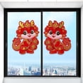 thumbnail image 2 of HILABEE 2024 Chinese New Year Blessing Door Sticker Wall Stickers Decals Window Clings for Store Spring Festival House Entryway Decor, 2 of 7