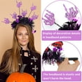 thumbnail image 4 of Yoyauz Halloween Headband Pumpkin Witch Hat Bat Spider Headband Halloween Costume Party Makeup Hair Accessories, 4 of 7