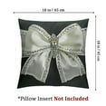 thumbnail image 4 of Homeford Wedding Ring Bearer Pillow, White, 7-Inch, 4 of 7