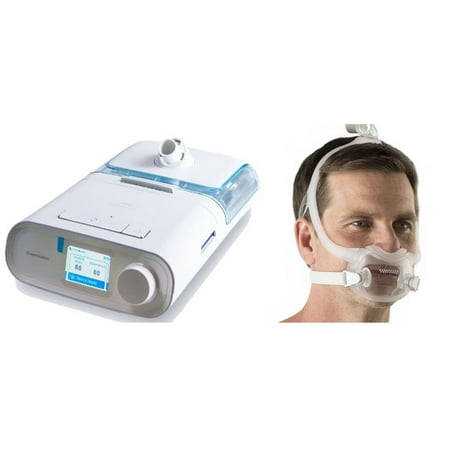 Bundle Deal: DreamStation Auto CPAP Machine (DSX500H11) and DreamWear Full Face Fit-Pack (1133400) by Philips Respironics (No