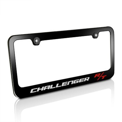 Marco para placa de matrícula Dodge Challenger R/T negro