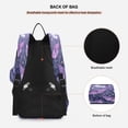 thumbnail image 4 of 2 Racquet Holder Tennis Backpack Tennis Racket Covers Gym Bags Purple Lilac Moths, 4 of 8