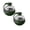 Green 2PC, variant on AFACUHX 2.5 Inch Round Ball Ice Sphere Maker for Slow Melting Ice Ball for An Elevated Drinking Experience (1PC)