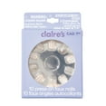 thumbnail image 1 of Claire's Young Gilrs Faux Nails Set White Hearts, 1 of 1