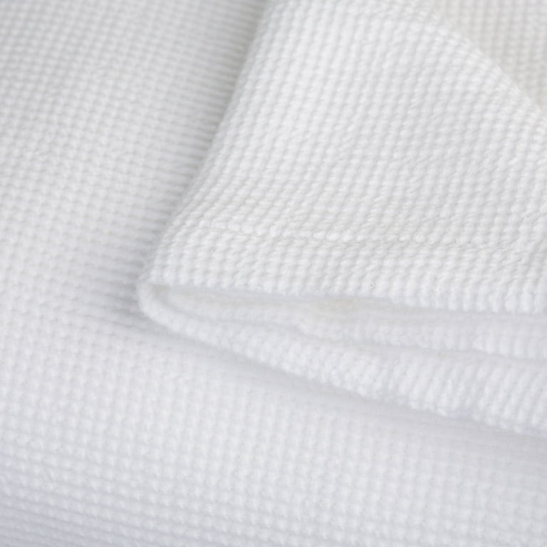 White Cotton Blanket – Mednik Riverbend