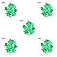 thumbnail image 3 of Yuarrent 14 unidades/juego de globos de fiesta, vacaciones, bodas, fiestas de cumpleaños, globos decorativos de papel de aluminio, verde Type2 NO2 Yuarrent CBP140046, 3 of 6