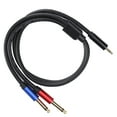 thumbnail image 2 of Cable adaptador de audio balanceado, JORINDO JD6092 Cable de audio de tipo dual de 6,35 mm Cable de audio Rendimiento inigualable, 2 of 12