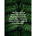 thumbnail image 3 of ArtsyQuotes 12x14 Black Modern Framed Museum Art Print Titled - Seneca Quote: Adversity, 3 of 5