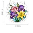 thumbnail image 4 of Acrylic Puzzles Sun Catcher Window Hanging, Colorful Jigsaw Sun Catcher Kit for Adults, Stained Glass Acrylic Puzzle Decoration for Women Mom Birthday Gift, Home Garden Decor, 4 of 6