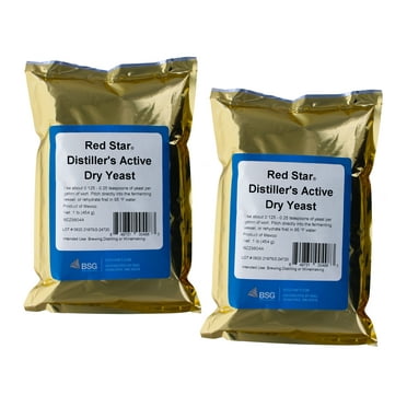 Distillers Yeast (DADY) (1 lb. Bulk Pack) (Pack of 2)