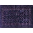 thumbnail image 1 of Ahgly Company Indoor Rectangle Persian Blue Traditional Area Rugs, 6' x 9', 1 of 4