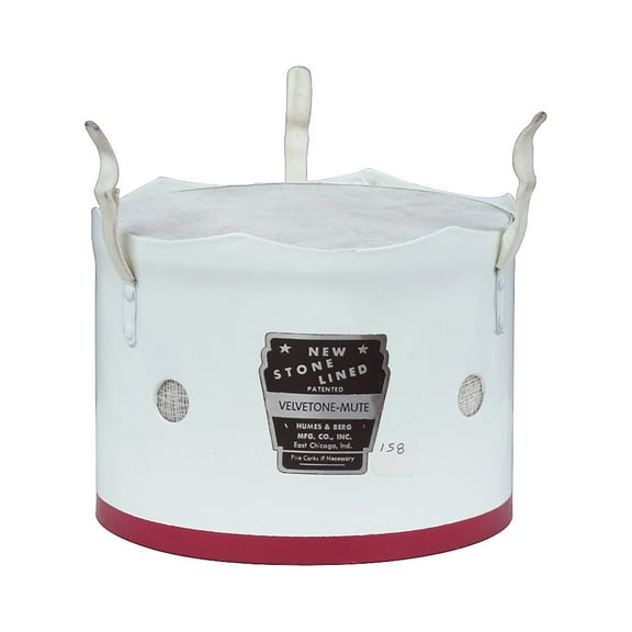 Humes & Berg 158 Trombone Velvet Tone Bucket Mute 7-1/2" Bell