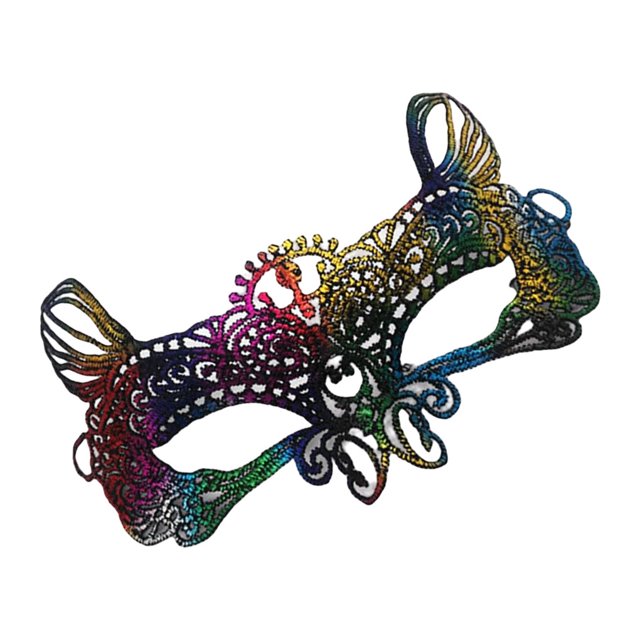 Minnieouse Half Face Lace Festival Sexy Masquerade Props Ropa Ball Party Decoraciones Escudo Regalos para Halloween Performance Ropa, zapatos y accesorios Miscelánea cabeza de gato