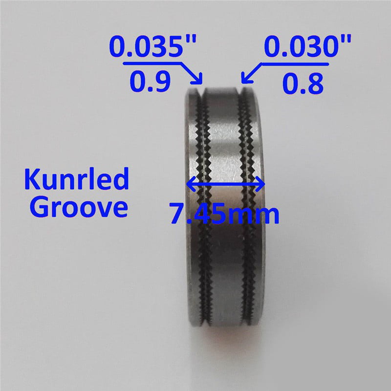 Mig Welder Wire Feed Drive Roller Roll Wheel Kit 25Mm Diameter 0.8-0.9Mm//.030 Z4