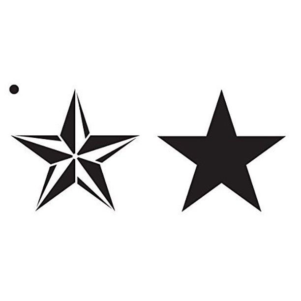 barn star stencil by studior12 rustic country pattern art small 8 x 4 inch reusable mylar template painting chalk mixed media use for journaling diy home decor stcl961 1 walmart com