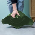 thumbnail image 4 of Low Plastic Bathroom Stool, 9.45 in Small Non Slip Step Stool for Shower Sink Closet Use, Green, 4 of 7