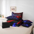 thumbnail image 6 of Manfei Gaming 7pcs Bedding Comforter Set,Teen Video Game Queen Bedding Sets,Red Purple Gamepad Queen Sheet Sets For Boys Girls,Super Cozy Bedroom Decoration Reversible, 6 of 8