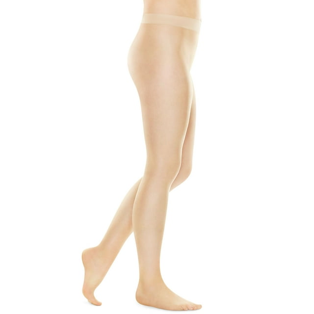 Hanes Womens Perfect Nudes Bas Transparents Résistants aux Accrocs Contrôle du Ventre