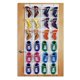 thumbnail image 2 of Organizador Colgante con 4 Bolsillos Almacenamiento en Puerta Colgante para Dormitorio Oficina Habitación de Niños 33,5 x 12 x 100 cm Gris RDH04G, 2 of 8