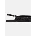 thumbnail image 4 of Weekend Academy Girls Sparkly Slingback Flats, 4 of 6