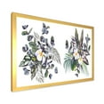 thumbnail image 2 of Designart 'Plumeria Frangipani Flowers With Tropical Bouquets' Traditional Framed Art Print, 2 of 4