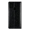 thumbnail image 3 of Galaxy A21s Case, Allytech PU Leather Glitter Bling Desgin Slim Fit Kickstand Folio Flip Cover Credit Cards Slots Shockproof Wallet Case Cover for Samsung Galaxy A21s, Black, 3 of 5
