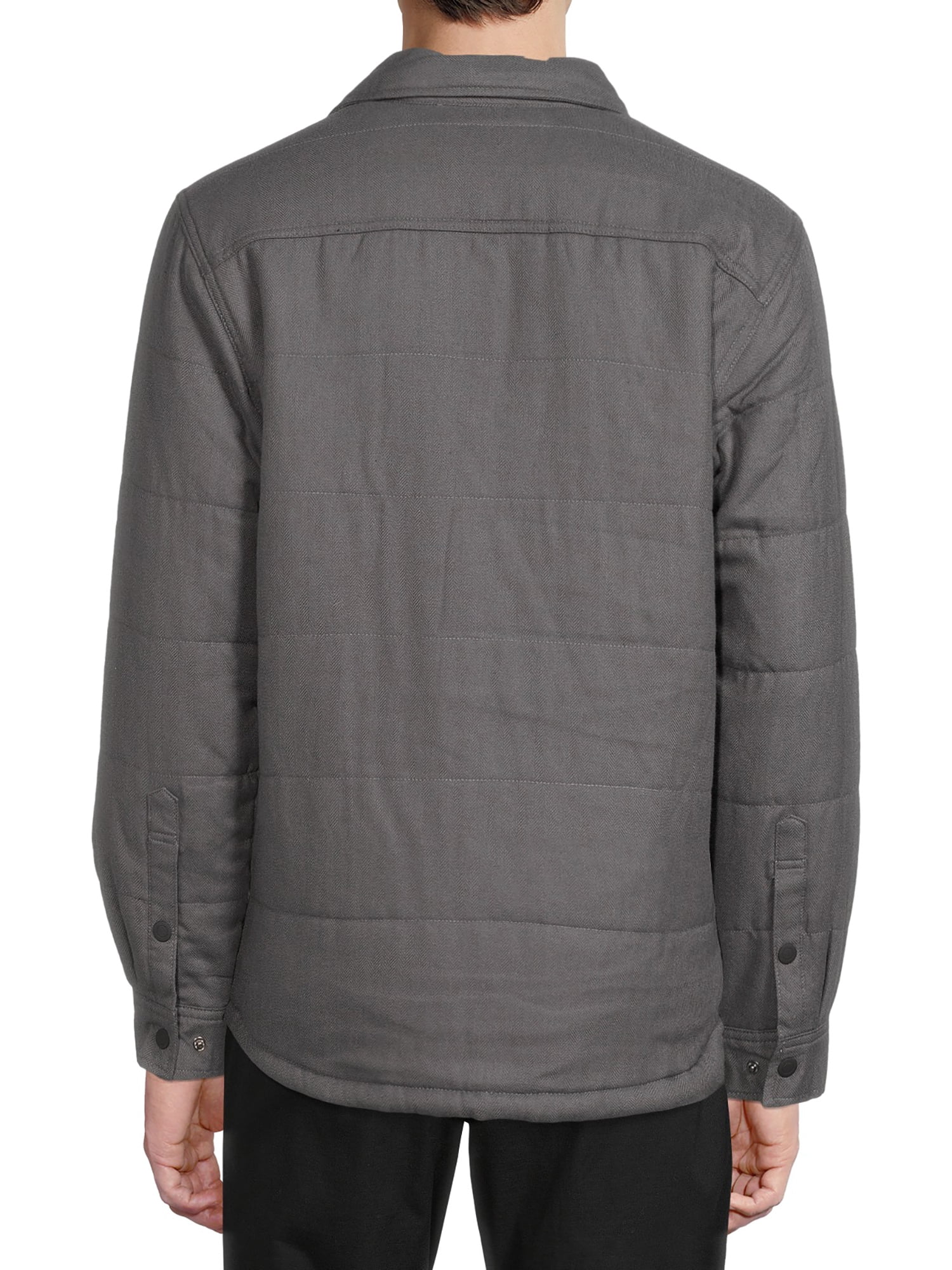 George Men's and Big Men's Shirt Jacket, Up to Size 5XL