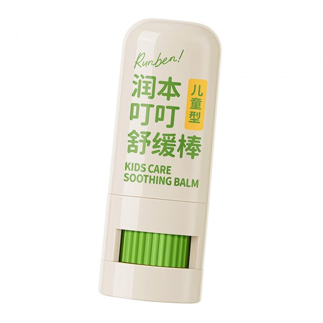 repelente multifuncional para picaduras perfecl barra calmante 28 mm x 76 mm 7 g, frontal de envase stick beige con letras verdes y etiqueta amarilla, base giratoria que deja ver la barra acanalada verde; compacto y portátil, ideal para aliviar picazón en casa, al aire libre o de viaje; también suele usarse para llevar en bolsa de viaje.