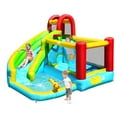 thumbnail image 1 of Gymax Inflatable Kids Water Slide Jumper Bounce House Splash Water Pool Without Blower, 1 of 10