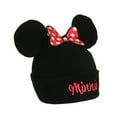 thumbnail image 3 of Minnie Mouse Bow With Ear Poms Cuff Beanie, 3 of 7