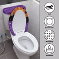 thumbnail image 4 of HELLHERO Halloween Elastic Fabric Toilet Lid Cover Set & Dust-Proof Bathroom Toilet Lid Cover Set & Stretch for Household Universal, 4 of 8