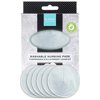 Kushies Organic Jersey Nursing Pads - Blue/Ecru