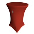 thumbnail image 2 of LA Linen Round Spandex Tablecloth, 30-Inch Round 30-Inch High, Red, 2 of 2