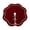 Wine, variant on Luxury Velvet Tree Skirt 48in – Gold Lace Scalloped Edge, Premium Xmas Base Cover, Holiday Party & Home Decoration