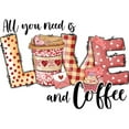 thumbnail image 3 of CafePress - All You Need Is Love And Coffee Pajamas - Men's Light Loose Fit Cotton Pajama Set, 3 of 7