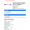 thumbnail image 2 of Front Left Lower Rearward Control Arm and Ball Joint Assembly - Compatible with 2017 - 2020 BMW 430i 2018 2019, 2 of 2