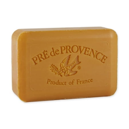 Pre de Provence Savon Artisanal en Barre, Enrichi de Beurre de Karité Biologique, Soins de la Peau Naturels à la Française, Quadrillé pour une Mousse Riche et Lisse, Rhum Épicé, 8,8 Onces