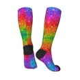 thumbnail image 4 of Balery Colorful Glitter Fun Novelty Socks Men'S Women'S Crew Socks Funny Crazy Novelty Socks Quirky And Cool Socks, 4 of 9