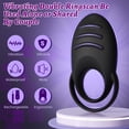 thumbnail image 4 of Blissmakers Vibrating Ring, Rechargable Silicone Stretchy Vibrating Ring with 10 Intense Vibration Modes for Men Couples Pleasure,Male Erection Enhancing and Female Vibrators,Adult Sex Toys & Games, 4 of 7