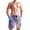 Lilac Blue Marble, variant on Dailycode Men's Quick Dry Swim Trunks Beach Shorts Casual Summer Board Shorts with Pockets, Lilac Blue Marble