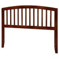 thumbnail image 1 of Leo & Lacey Wood Walnut Headboard King Rectangular USB Charger 78.75" x 50" Assembly Required, 1 of 2