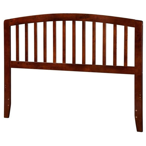 Leo & Lacey Wood Walnut Headboard King Rectangular USB Charger 78.75" x 50" Assembly Required