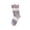 Pink, variant on Womens Color Block Striped Crew Socks Thin Knit Stacked Socks Preppy Style Ankle Socks