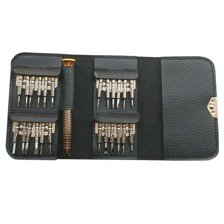 

Purse Screwdriver Multifunction Eyeglass Repair Tool Kit Handle Slot Tools 25 in