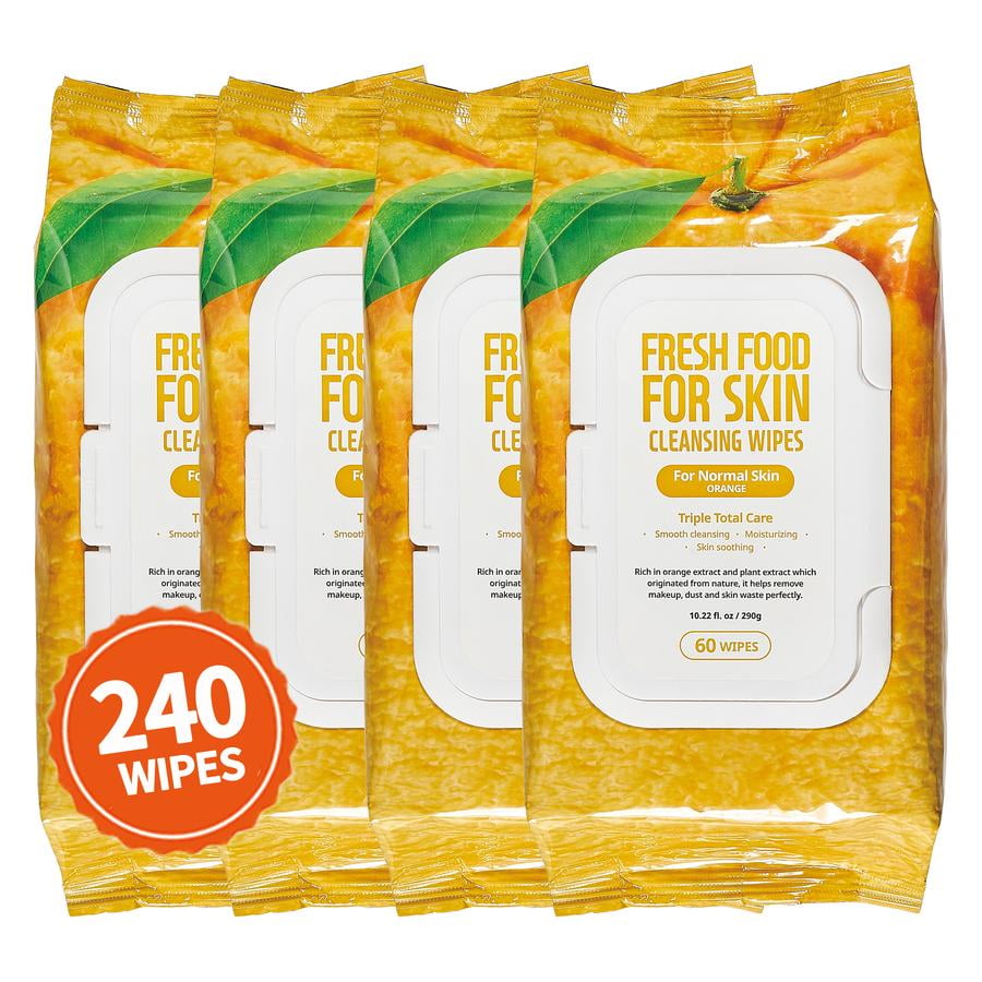 Refreshing Body Hand Face Wipes Cleansing Cloth | Alcohol-Free Wipes