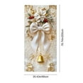 thumbnail image 3 of Christmas Decor Door Frame Wrapping Party Holiday Scene Setter Hanging Fabric For Home Interior Doorway Christmas Decorations Christmas Ornaments, 3 of 6