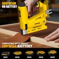 thumbnail image 2 of Pistola de clavos inalámbrica ADOTOCAM para batería Dewalt de 20 V con grapas, 2 of 7