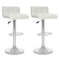 thumbnail image 1 of CorLiving Low Back Adjustable Barstool in Leatherette, set of 2, 1 of 3