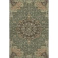 thumbnail image 2 of Addison Rugs Mayfield Premium Machine Washable Traditional Global Olive Rectangle Rug, 5' x 7'6", 2 of 8